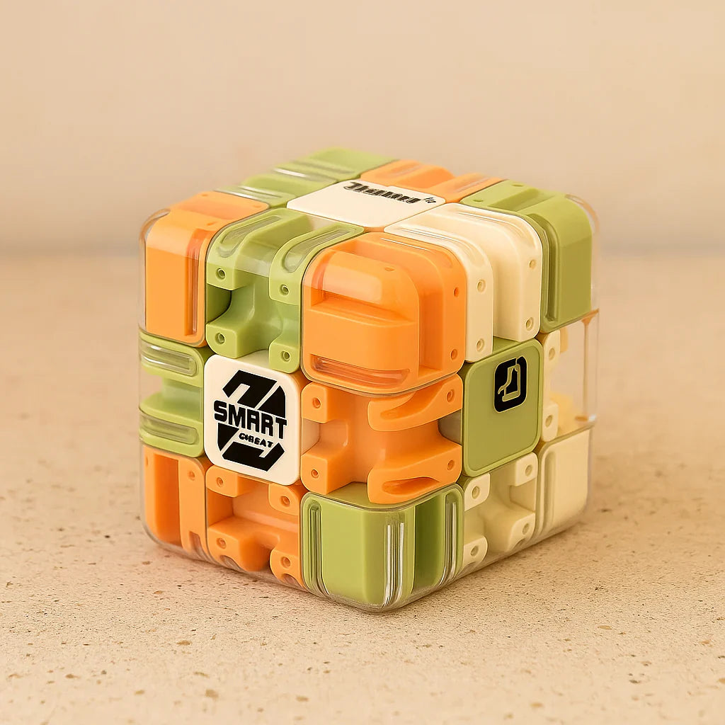 Labyrinth-Cube 3D Maze Puzzle