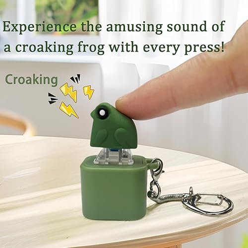 ๐ธ Frog Mini Mechanical Keychain โ The Cutest Click Ever!
