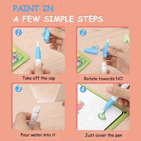 Reusable Magic Water Painting Book (SET OF 2)๐ณ๐ณ