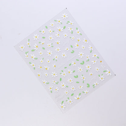 5D Flower Nail Sticker