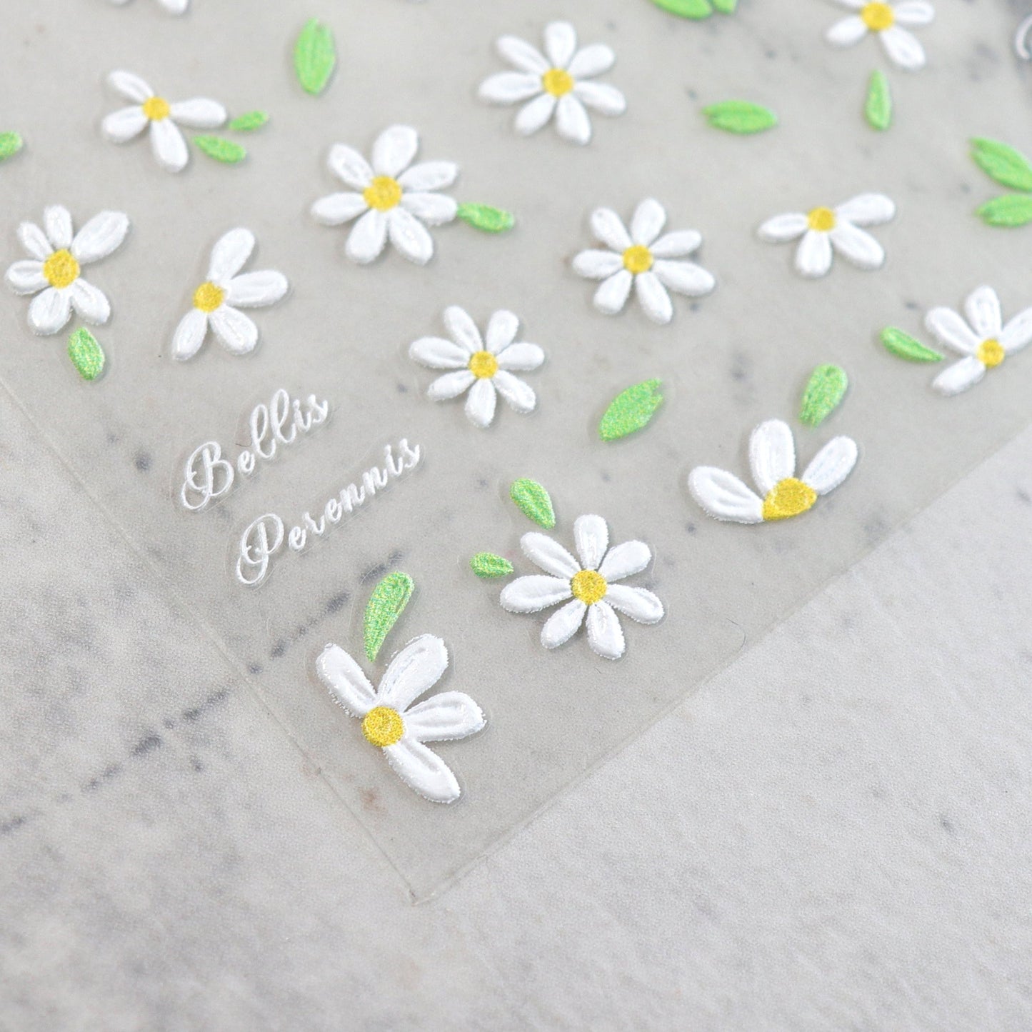 5D Flower Nail Sticker