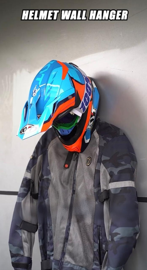 Sticky Wall Mount Hook for Helmets, Caps & Hats