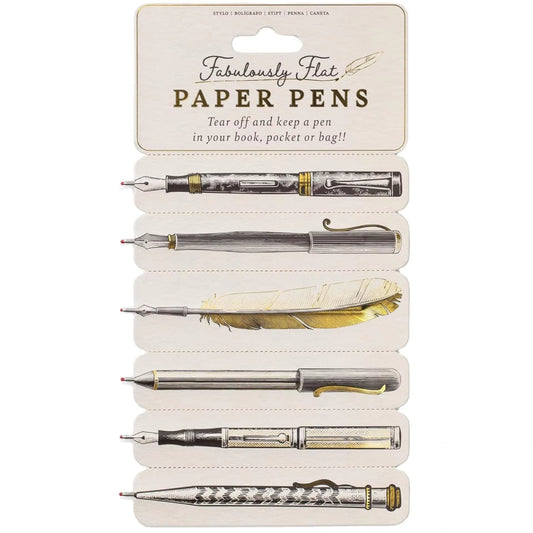 4 in 1 Flat Paper Pens