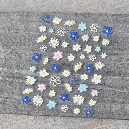 Flower Nail Stickers