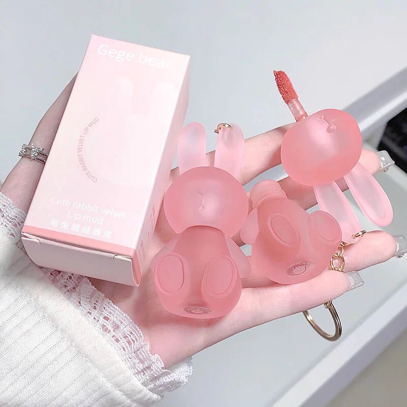 Rabbit Keychain Matte Lip Gloss