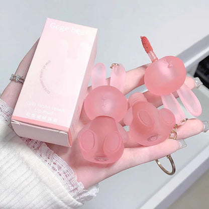Rabbit Keychain Matte Lip Gloss