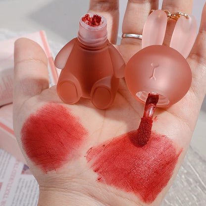 Rabbit Keychain Matte Lip Gloss