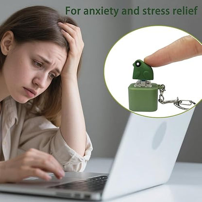 🐸 Frog Mini Mechanical Keychain — The Cutest Click Ever!