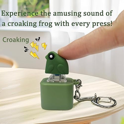 🐸 Frog Mini Mechanical Keychain — The Cutest Click Ever!