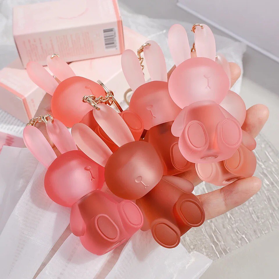 Rabbit Keychain Matte Lip Gloss