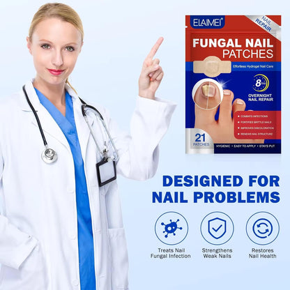 Nighttime Renewal Fungal Nail Treatment Patches