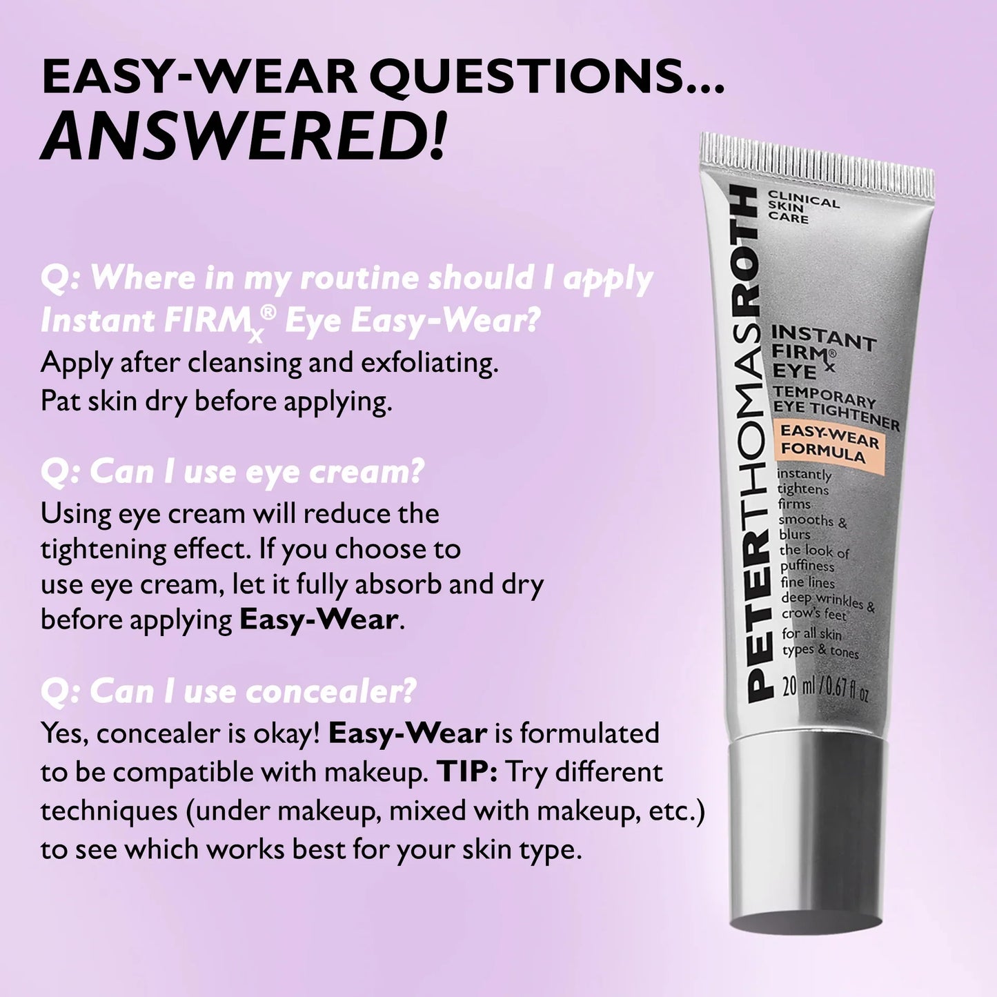 Instant Glamish Eye Temporary Eye Tightener Easy-Wear Formula