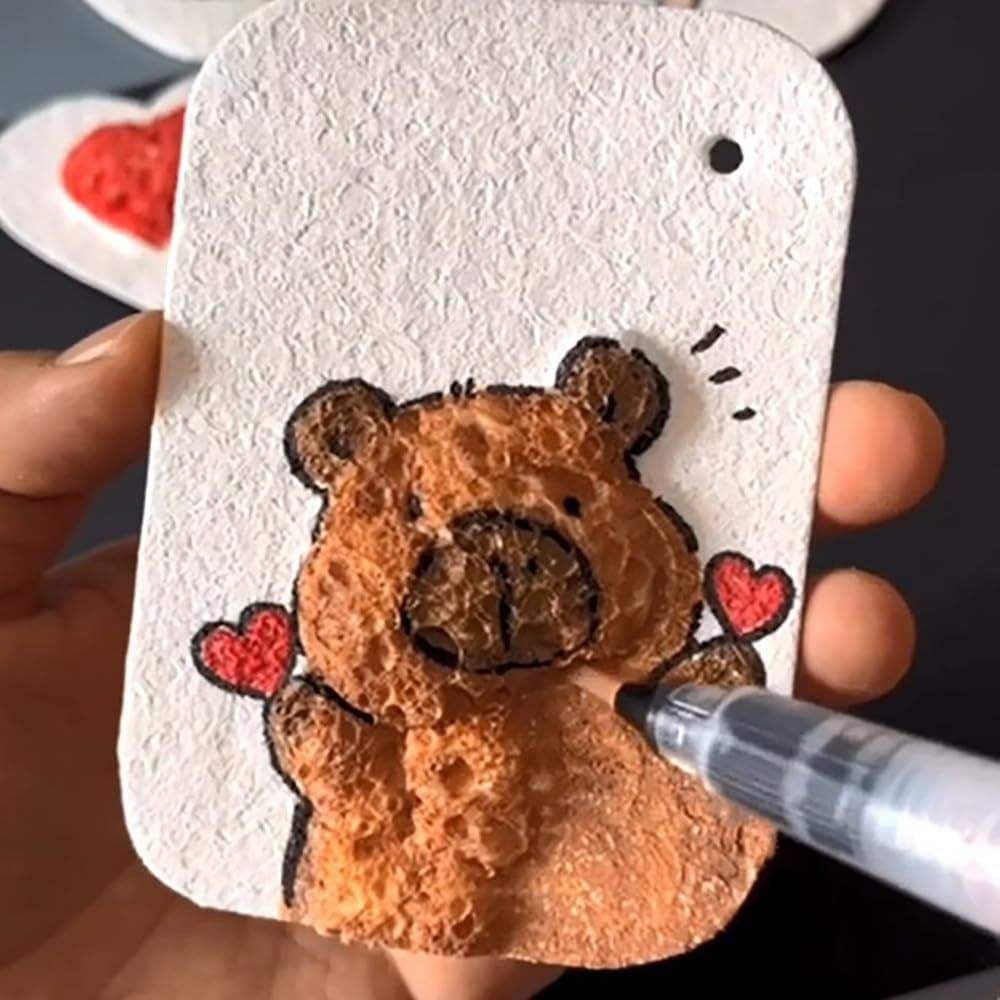 Magic Foam Texture Paper – 3D Art Craft Sheets 🎨