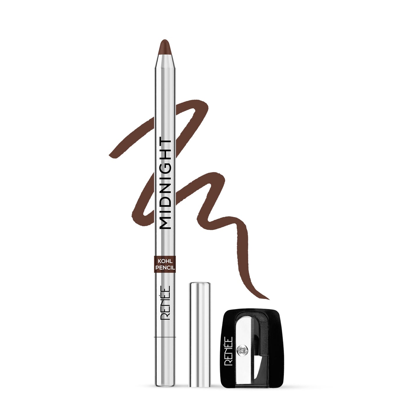 RENEE Midnight Kohl Kajal Pencil, 1.5g