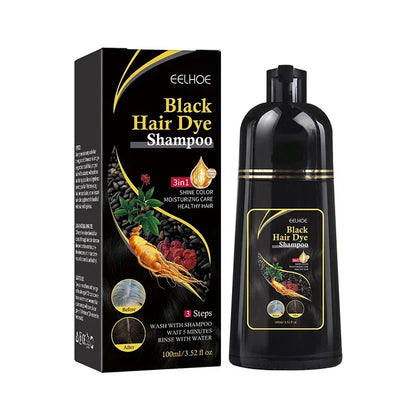 Natural Herbal Hair Dye Shampoo 3 in 1