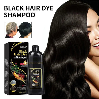 Natural Herbal Hair Dye Shampoo 3 in 1