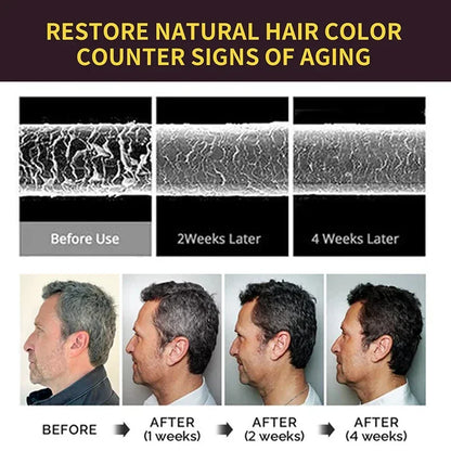 Natural Herbal Hair Dye Shampoo 3 in 1