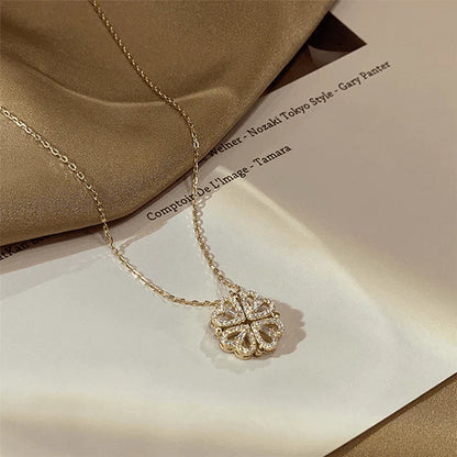 2 in 1 Heart Necklace