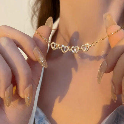 2 in 1 Heart Necklace