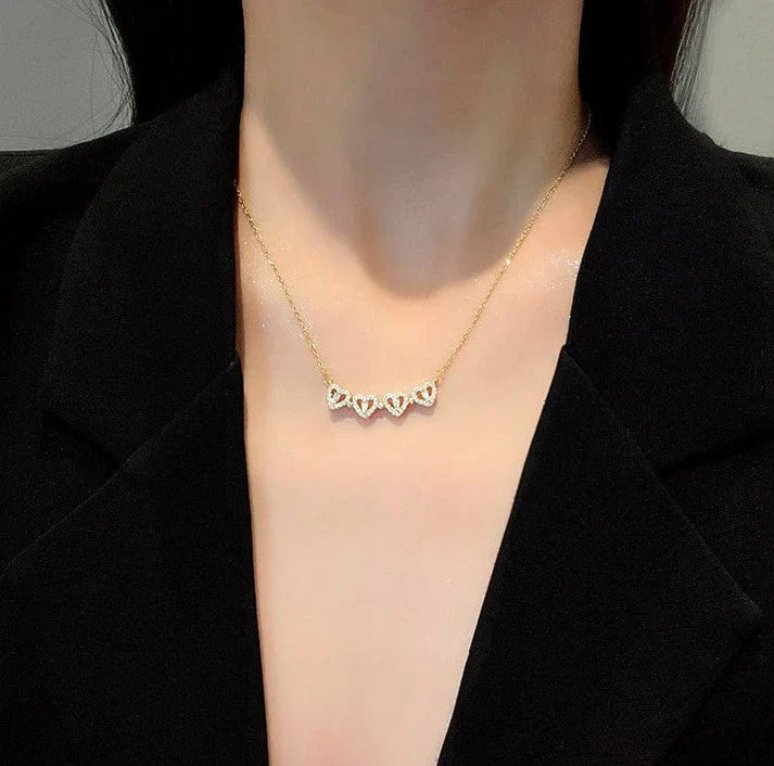 2 in 1 Heart Necklace