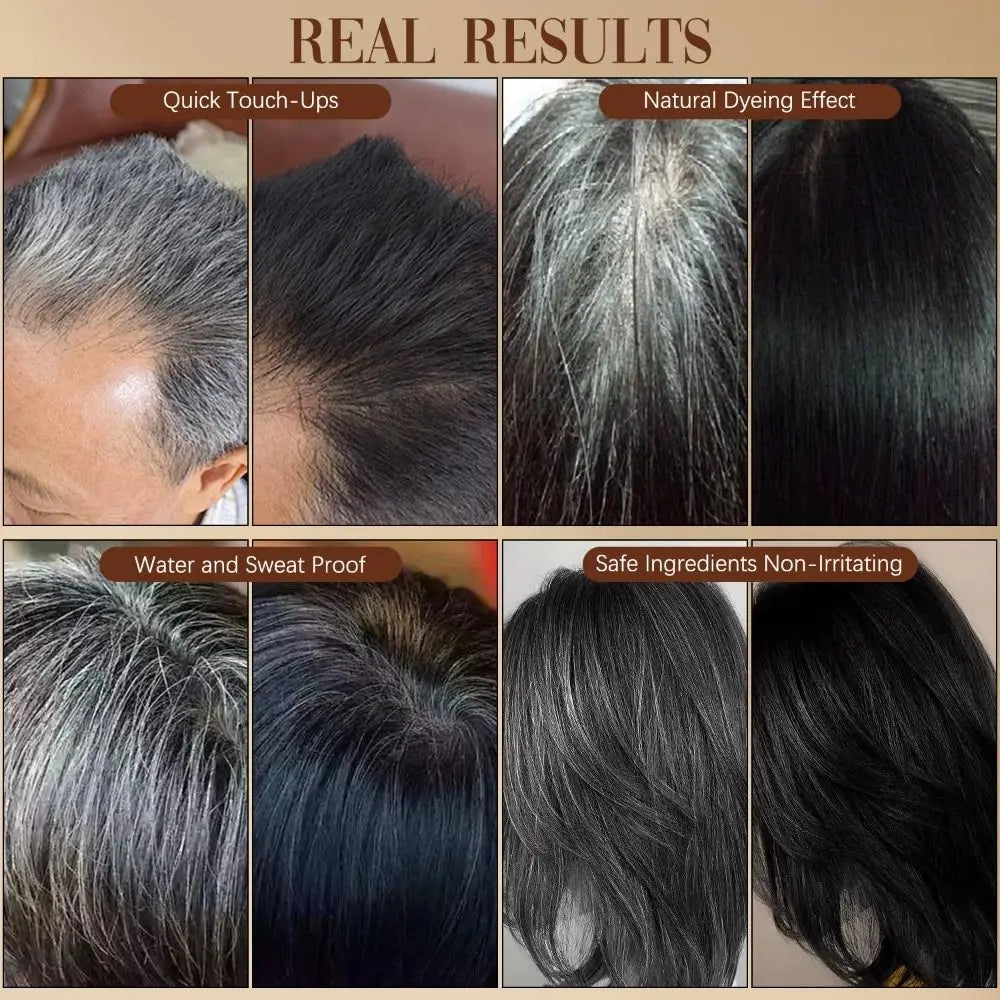 2 in 1 Long Lasting + Water Proof Hair Comb Dye