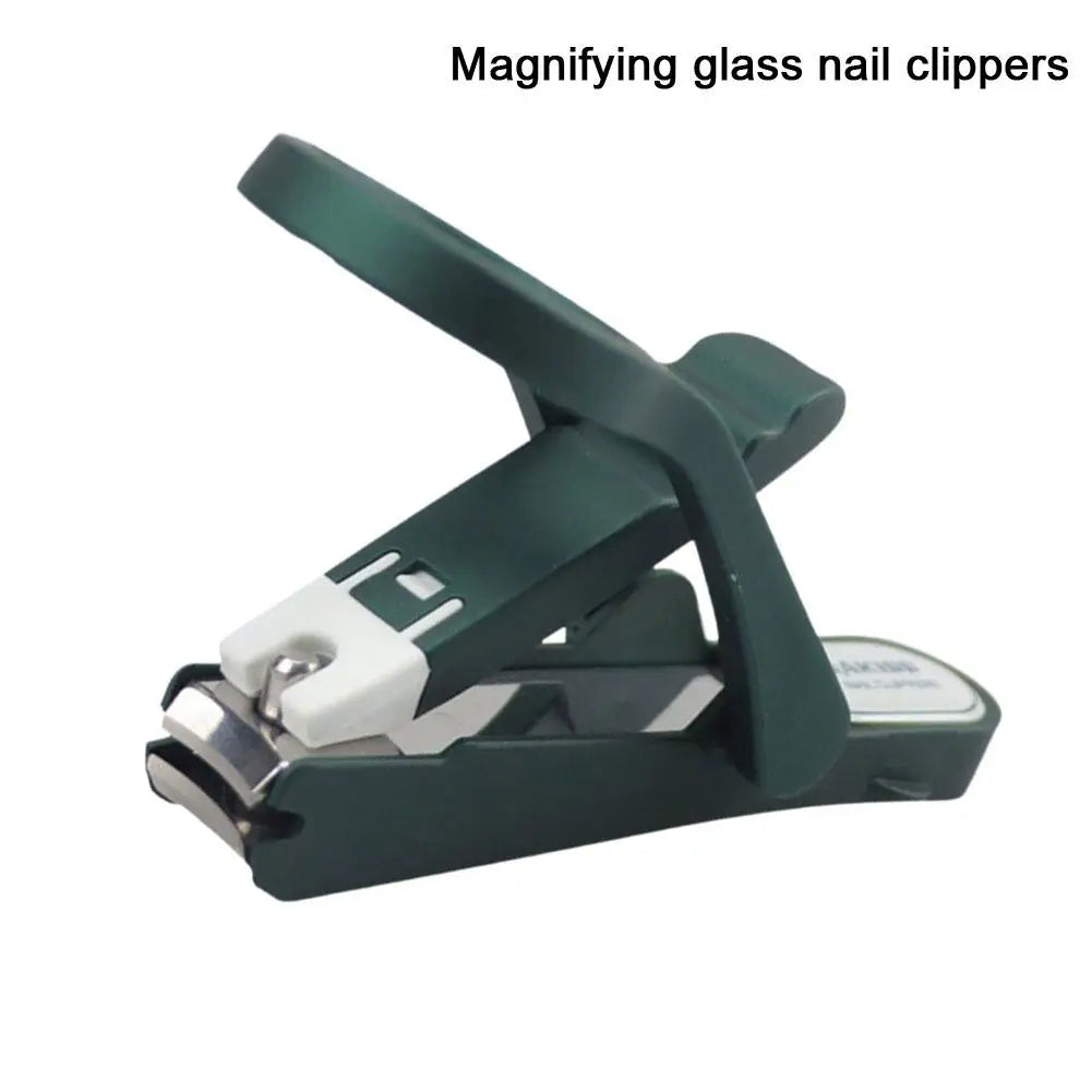 Medical Stainless Steel Nail Clippers with Magnifying Glass And Storage Box