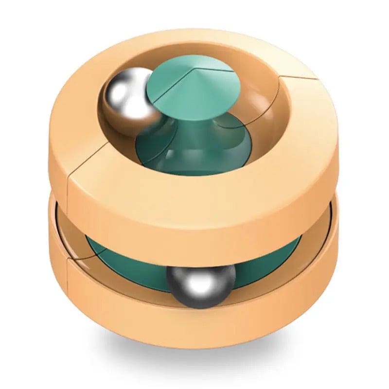 Orbit Ball Cube, Rotating Marble Track Magical Bead Orbit Ball, Fingertip Decompression Infinity Cube Spinner, Fingertip Anti stress Toy Rotating Balls, Anti Stress Sensory Toy, Creative Rotary Finger Track Ball, Fingertip Cube Gyroscope