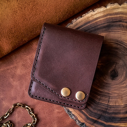 Vertical bifold wallet